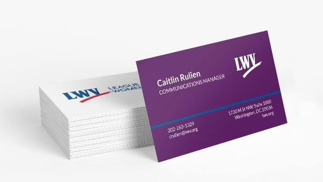 Stack of business cards - Templates